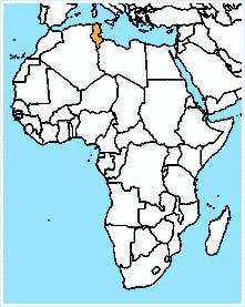 mapa - Tuniská republika